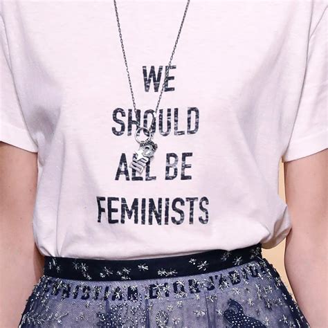 we all should be feminist dior|'WE SHOULD ALL BE FEMINISTS' T.